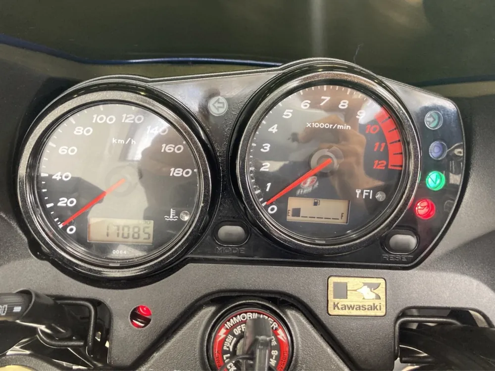 Kawasaki ZRX1200DAEG 2016, navy blue, фото 3