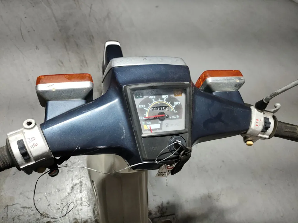 Honda Super Cub, синий, фото 5