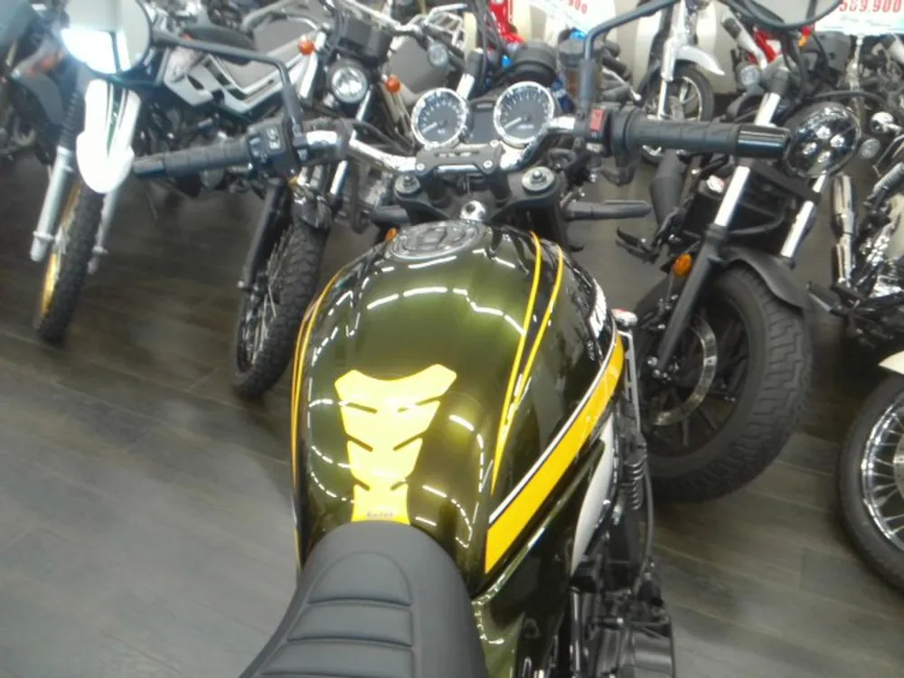 Kawasaki Z900RS 2021, зелёный, фото 4