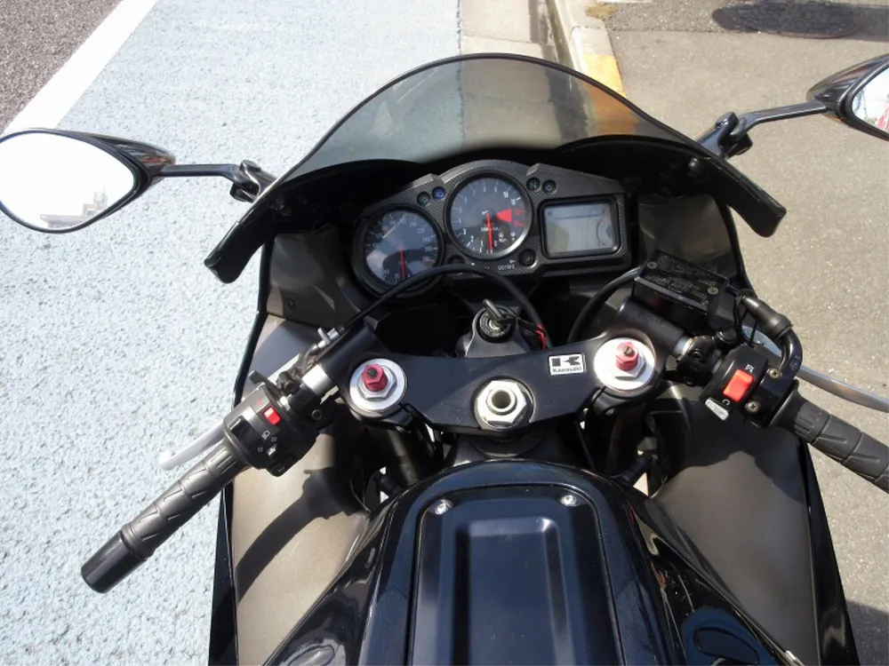 Kawasaki ZX-12R 2003, navy blue/gold, фото 3