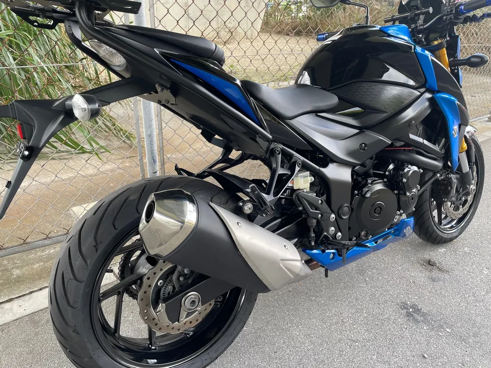 Suzuki GSX-S750 2017, blue / black, фото 2