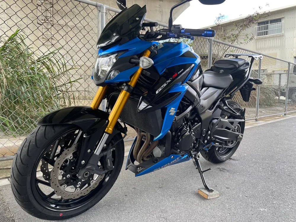 Suzuki GSX-S750 2017, blue / black, фото 16