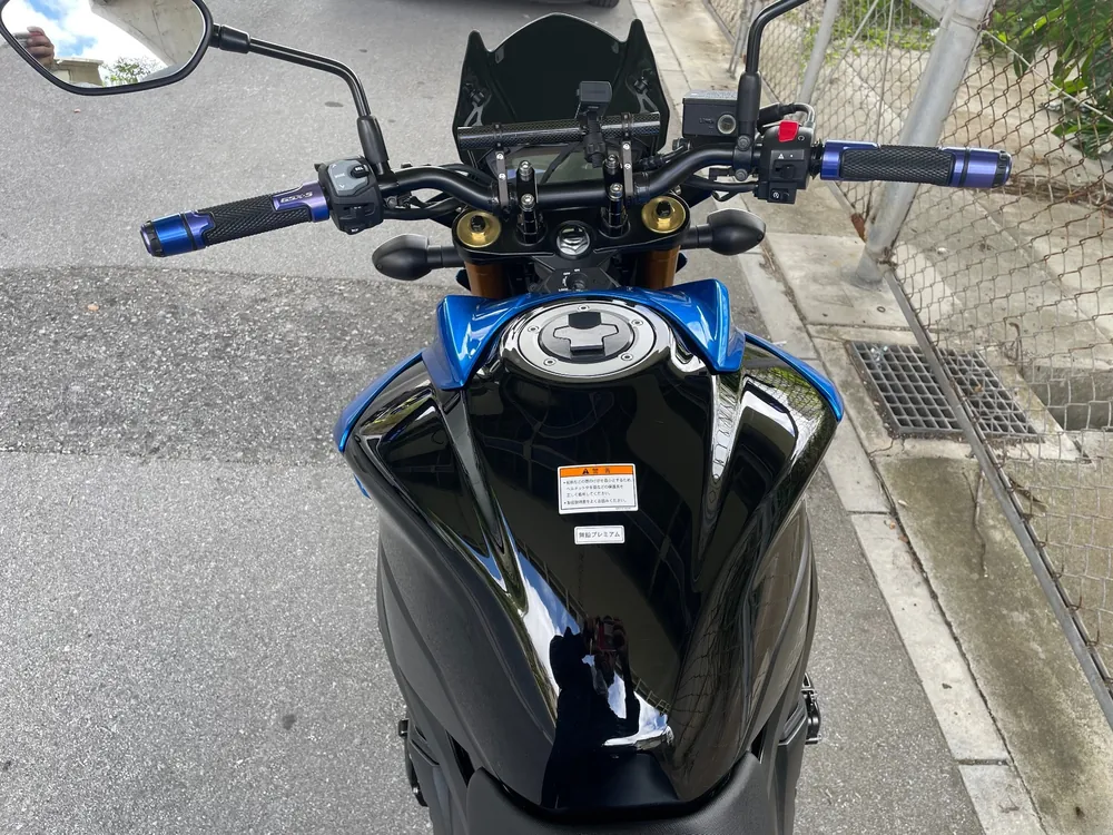 Suzuki GSX-S750 2017, blue / black, фото 7