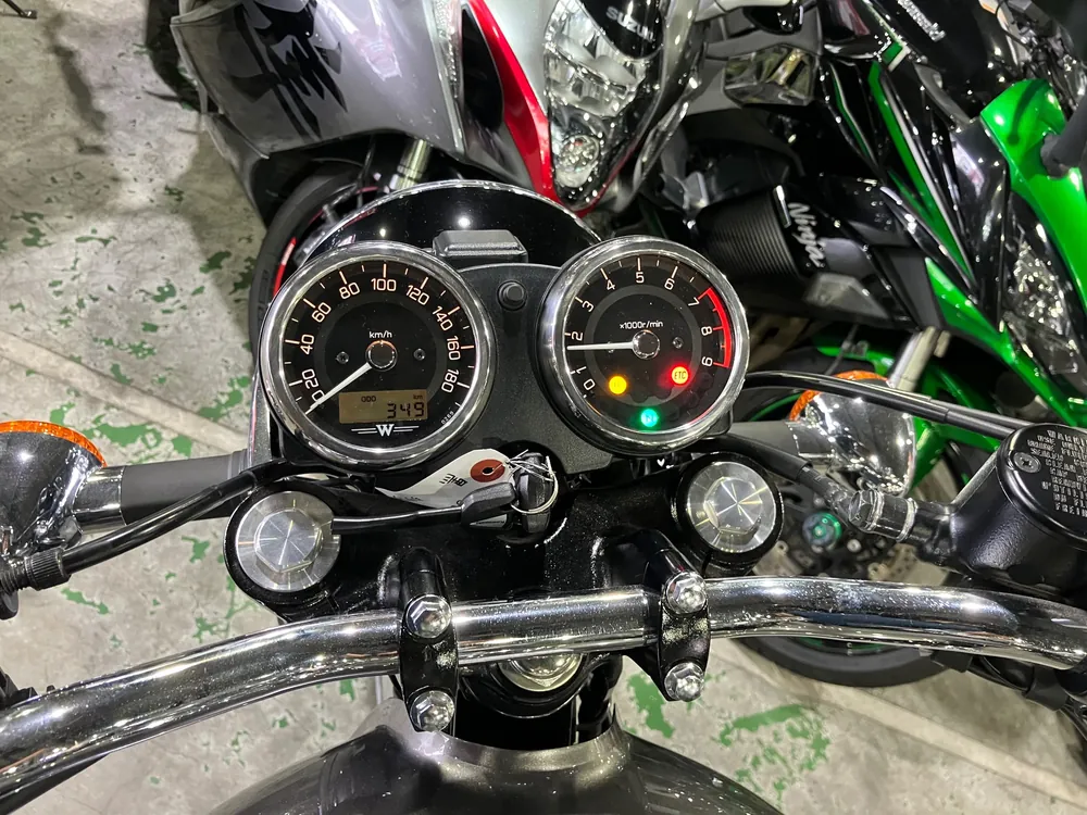Kawasaki W800-2 2024, серый, чёрный, фото 5