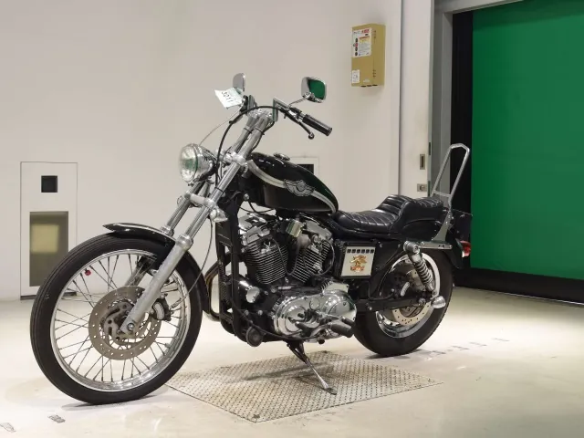 Harley-Davidson XL1200C 2002, чёрный, фото 4