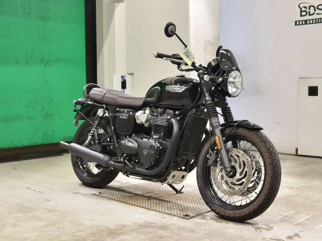 Triumph Bonneville T120 2019, чёрный, фото 3