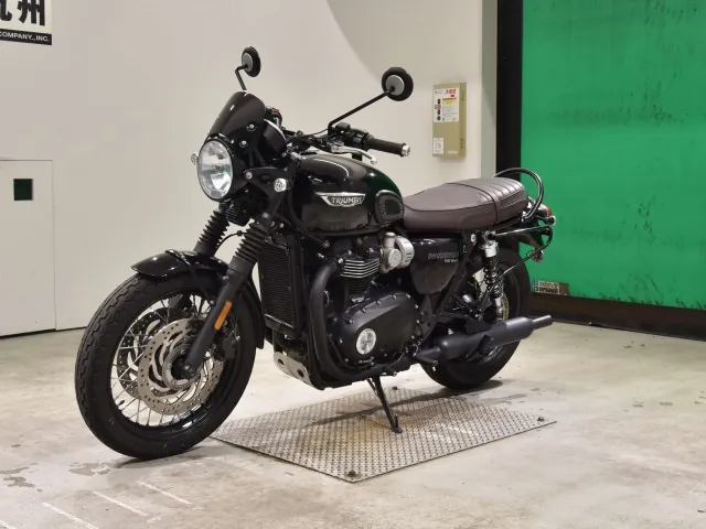 Triumph Bonneville T120 2019, чёрный, фото 4