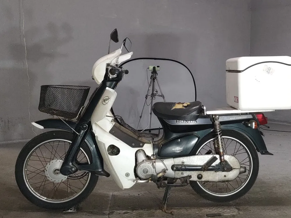 Honda Super Cub, синий, фото 2