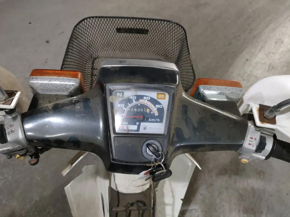 Honda Super Cub, синий, фото 5