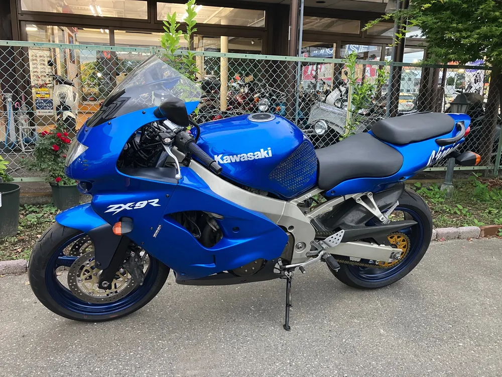 Kawasaki ZX-9R 1998, синий, фото 3