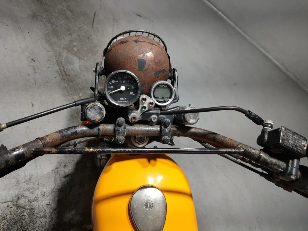 Kawasaki 250TR BJ250F, оранжевый, фото 5