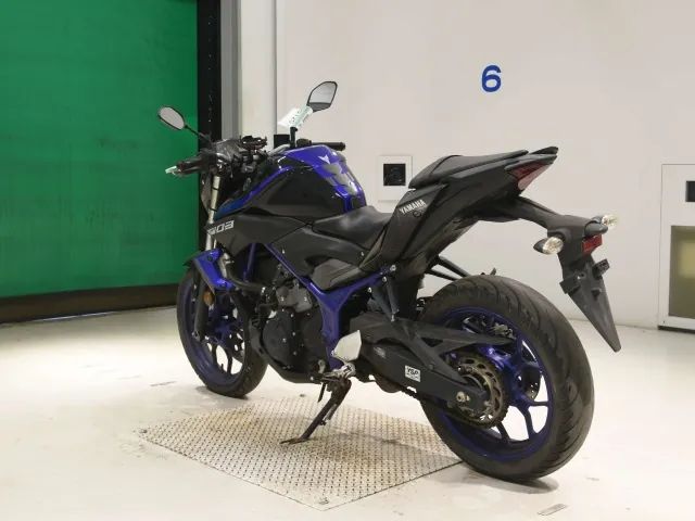 Yamaha MT-03 2018, black | blue, фото 6