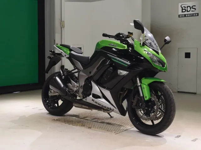 Kawasaki Ninja 1000 2011, black | green, фото 3
