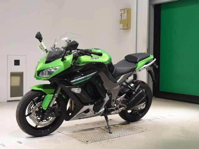 Kawasaki Ninja 1000 2011, black | green, фото 4