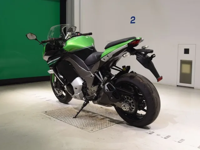 Kawasaki Ninja 1000 2011, black | green, фото 6