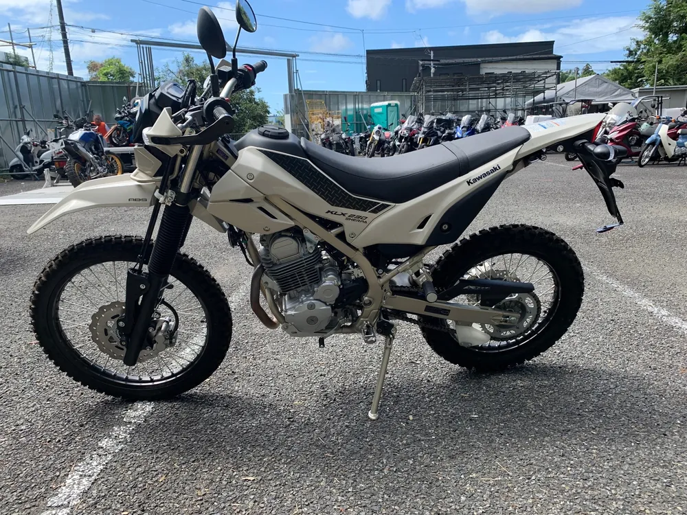 Kawasaki KLX230 Sherpa, айвори, фото 3