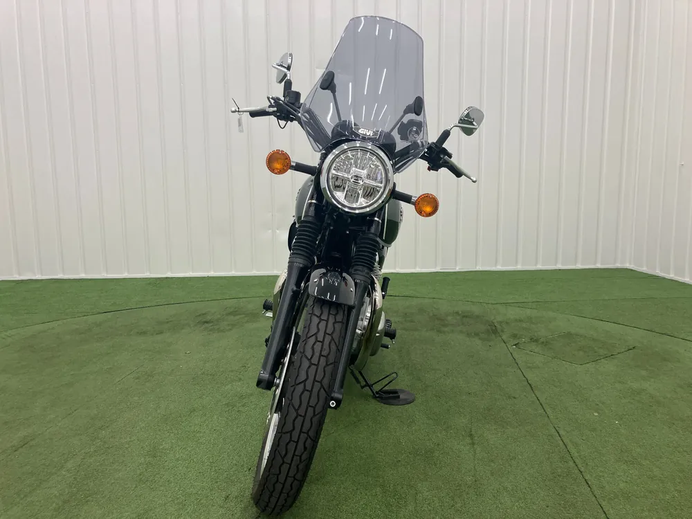Kawasaki W800-2 2022, чёрный, серебристый, фото 4