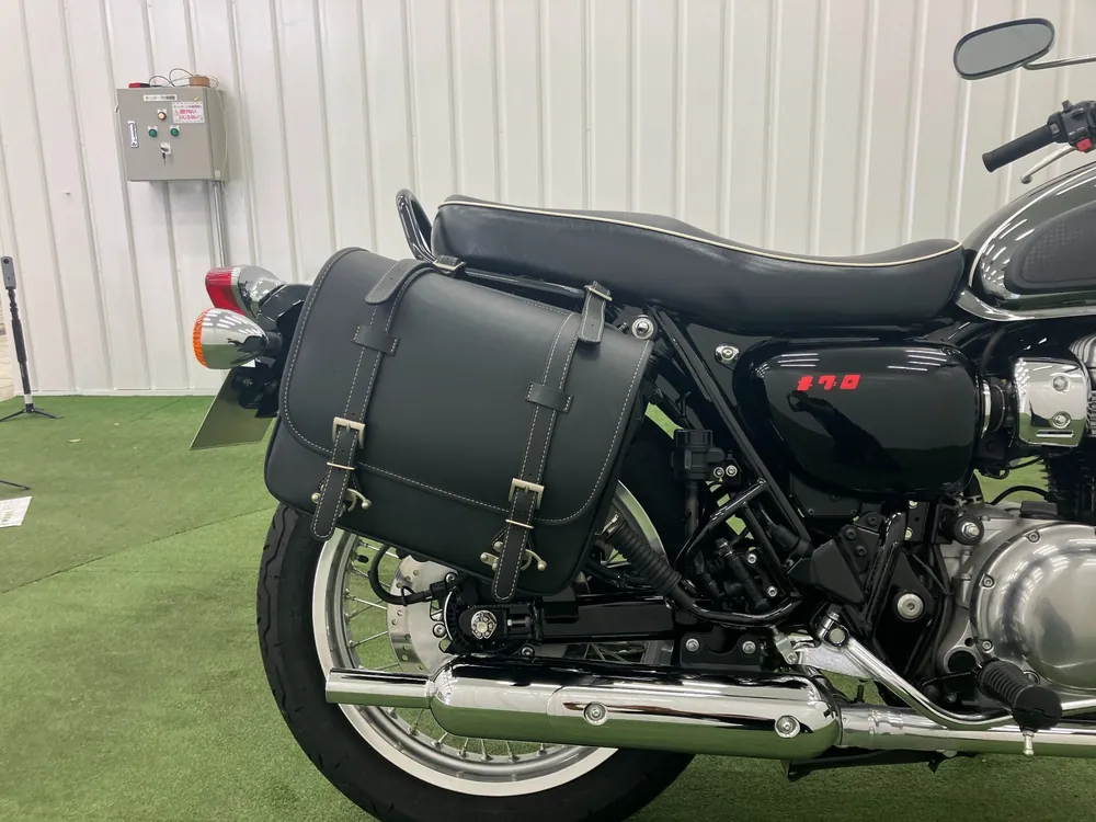 Kawasaki W800-2 2022, чёрный, серебристый, фото 10