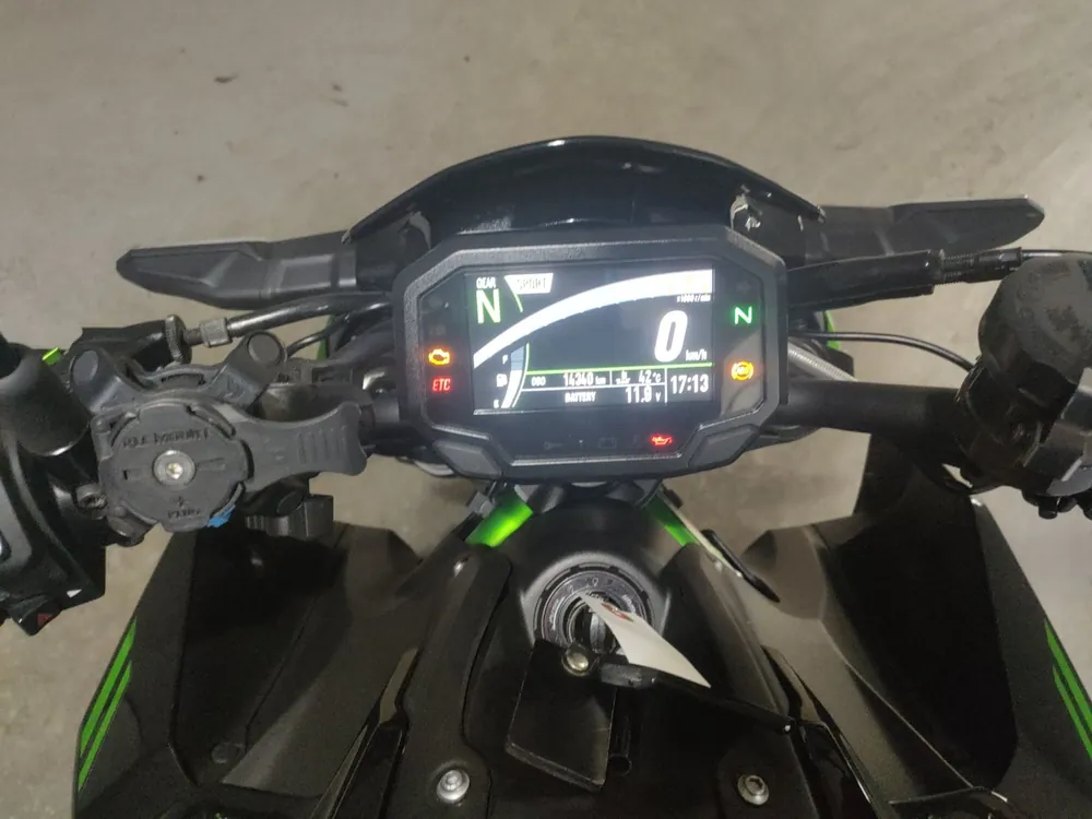 Kawasaki Z900-2 2022, gray / green, фото 5