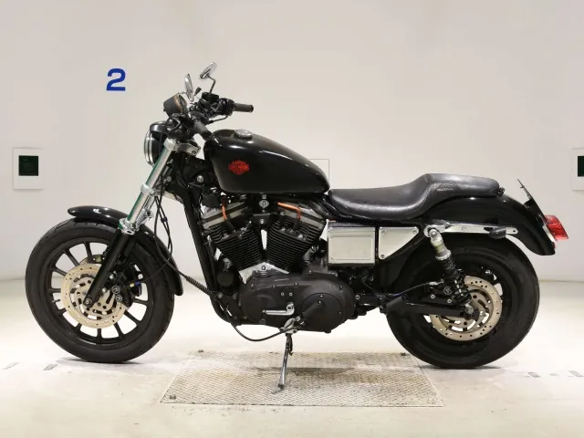Harley-Davidson XL883R 2001, чёрный, фото 2