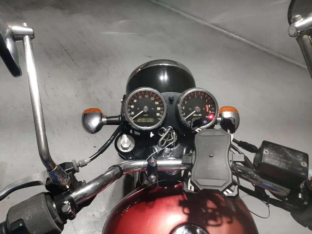 Kawasaki W400 2007, silver / red, фото 5