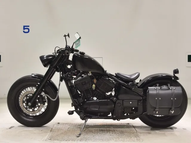 Kawasaki Vulcan 400 Classic 1996, чёрный, фото 2