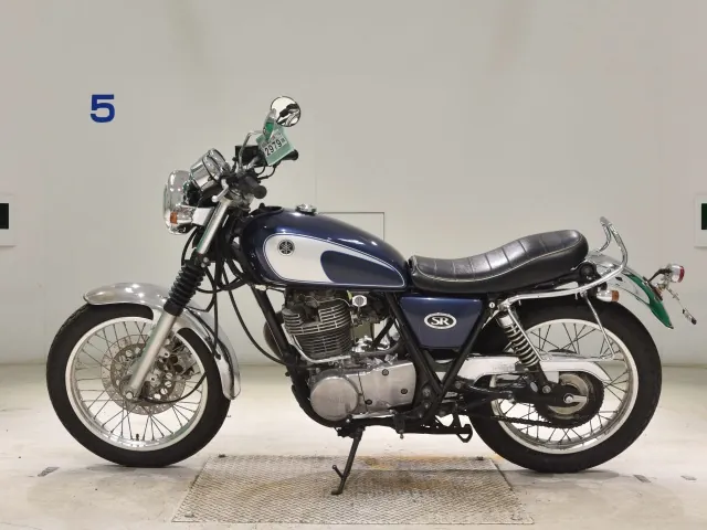 Yamaha SR400 2004, navy blue, фото 2