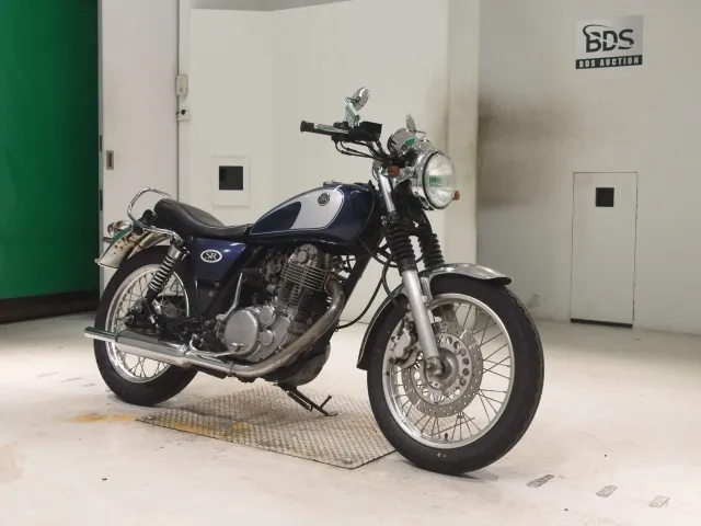 Yamaha SR400 2004, navy blue, фото 3
