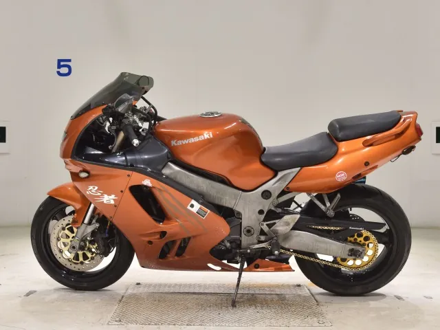 Kawasaki ZX-9R 1998, оранжевый, фото 2