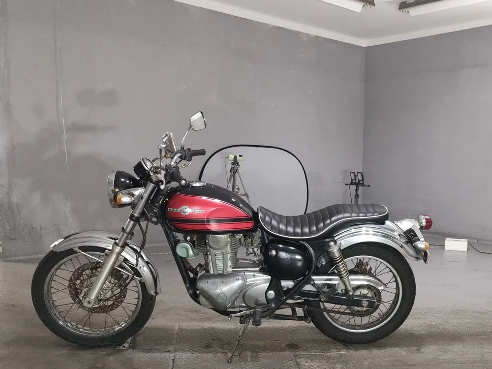 Kawasaki Estrella, чёрный, фото 2