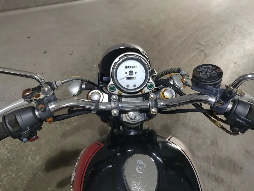 Kawasaki Estrella, чёрный, фото 5