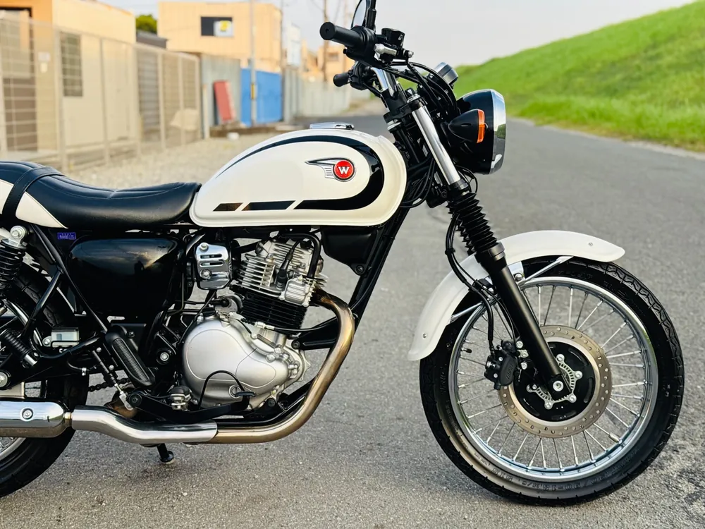Kawasaki W230, белый, фото 15