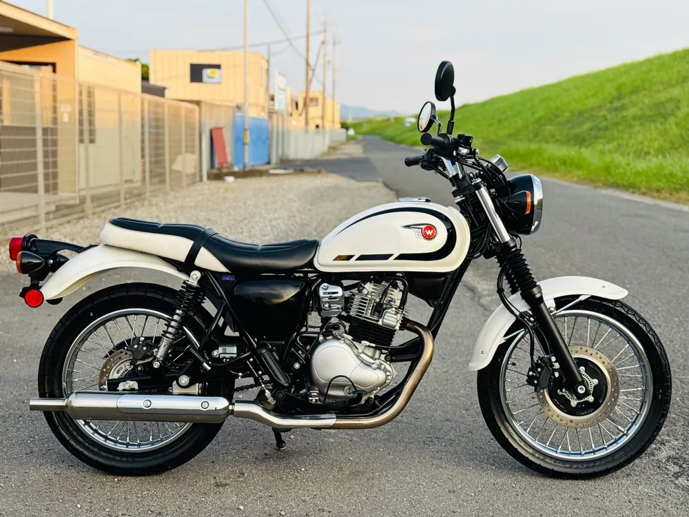 Kawasaki W230, белый, фото 4