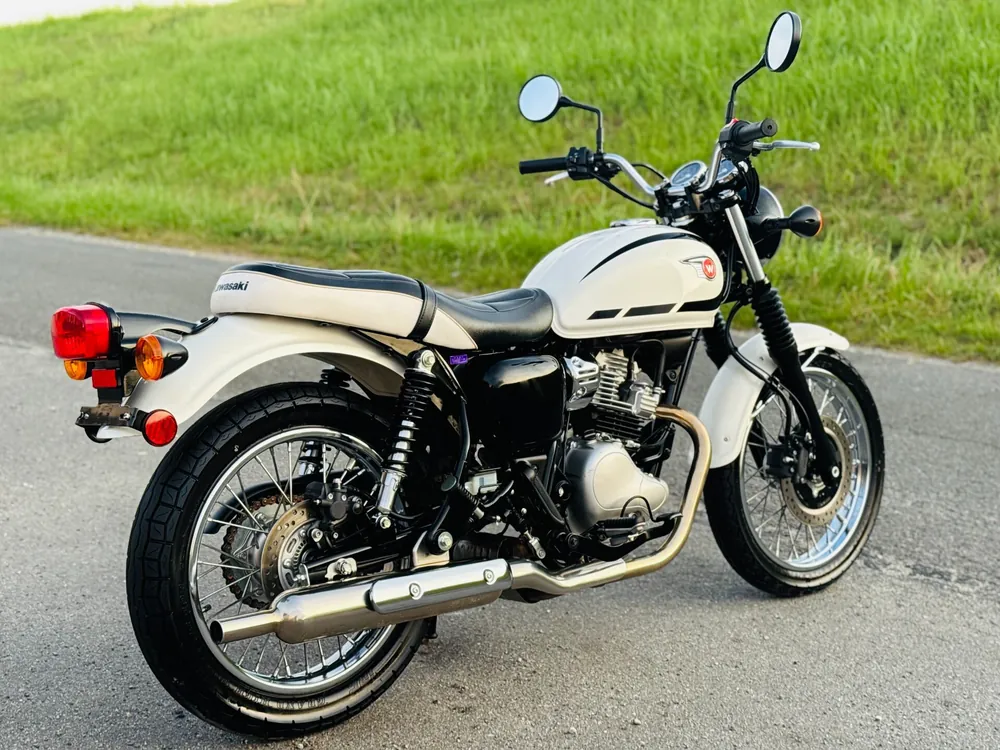 Kawasaki W230, белый, фото 5