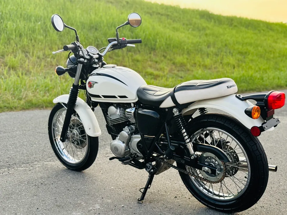 Kawasaki W230, белый, фото 8