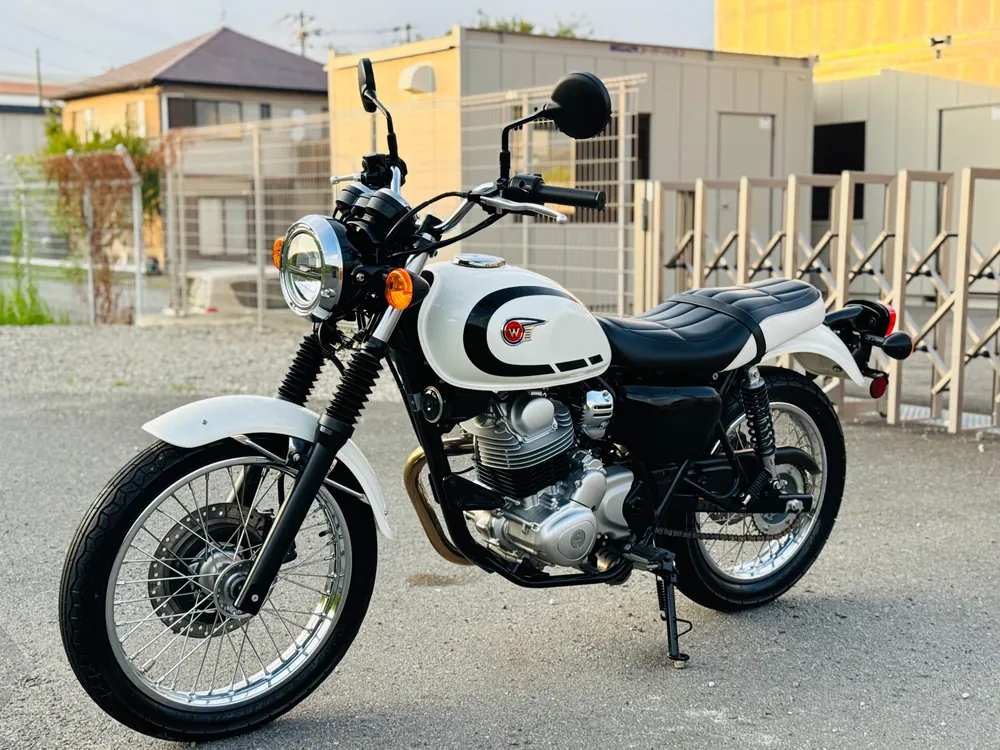 Kawasaki W230, белый, фото 9
