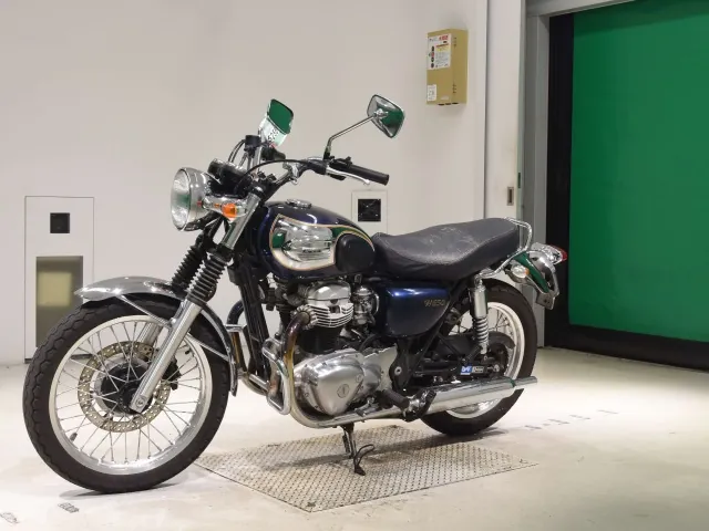 Kawasaki W650 2006, синий, фото 4
