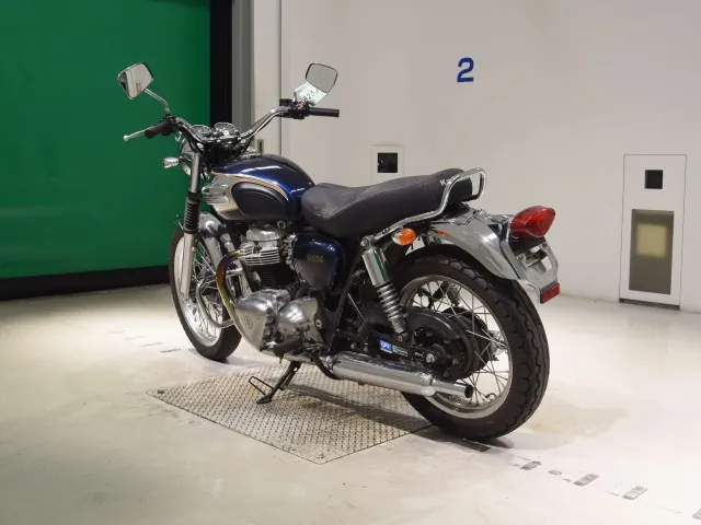 Kawasaki W650 2006, синий, фото 6