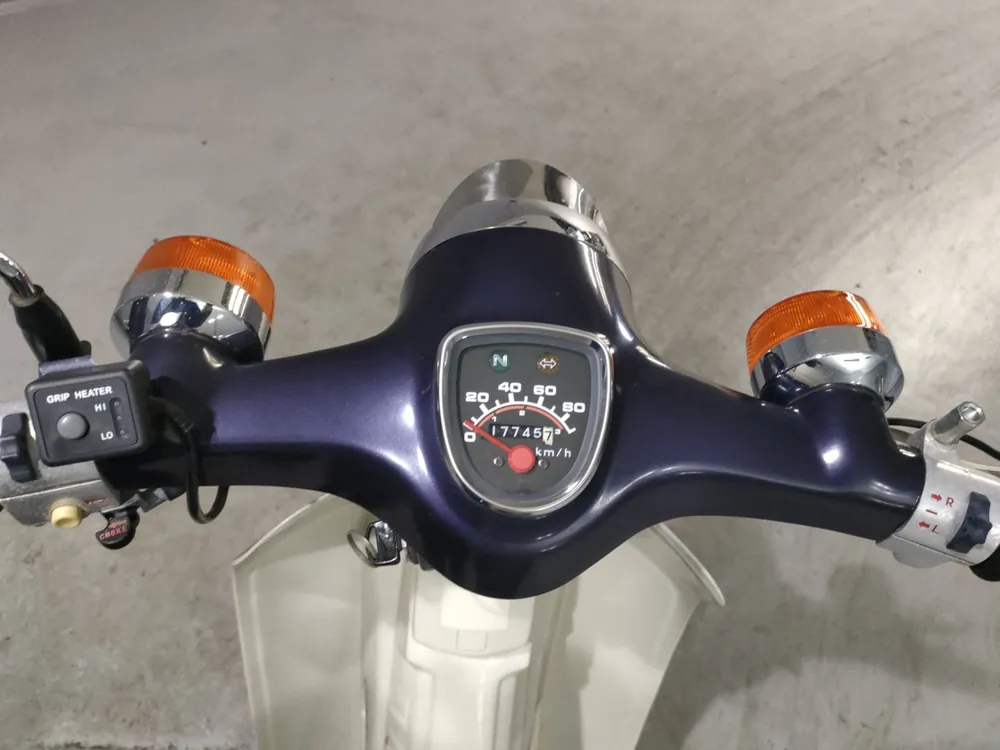 Honda Super Cub, синий, фото 5