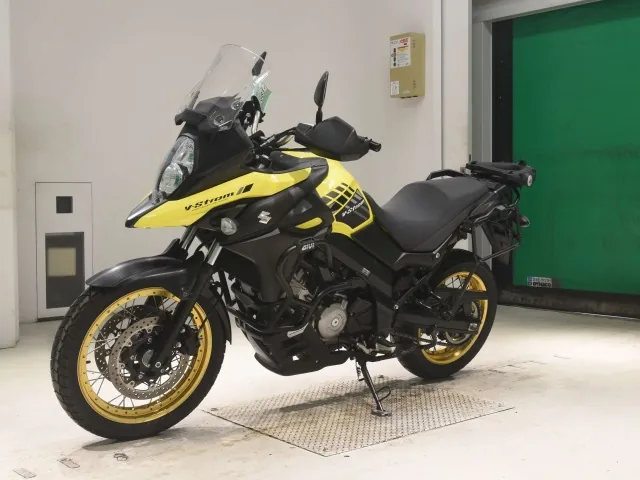 Suzuki V Strom650A 2021, чёрный, жёлтый, фото 4