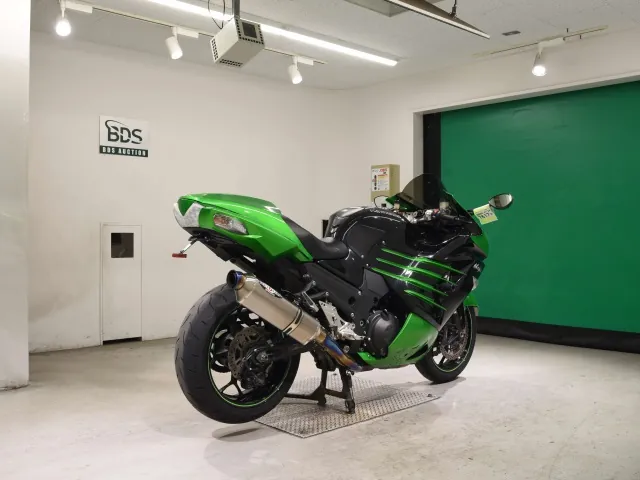 Kawasaki ZX-14RA 2014, black | green, фото 5