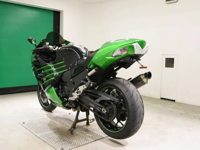 Kawasaki ZX-14RA 2014, black | green, фото 6