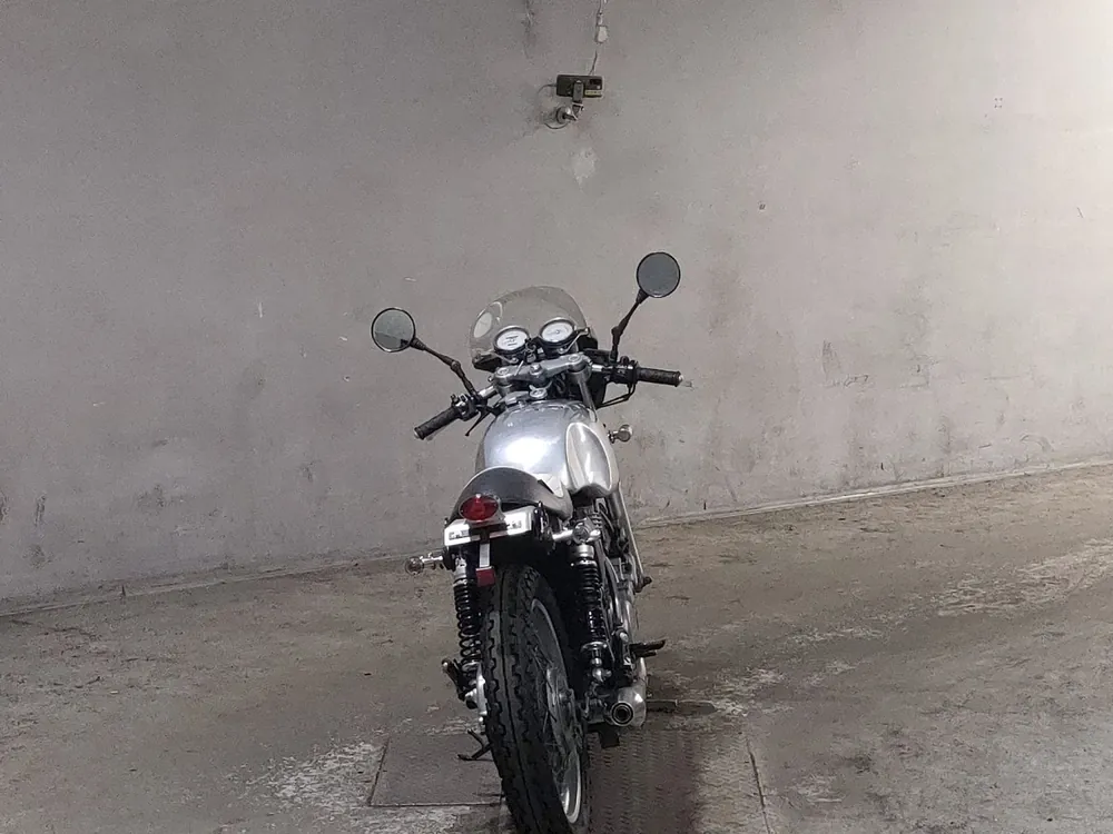 Yamaha SR400 2002, серебристый, фото 4