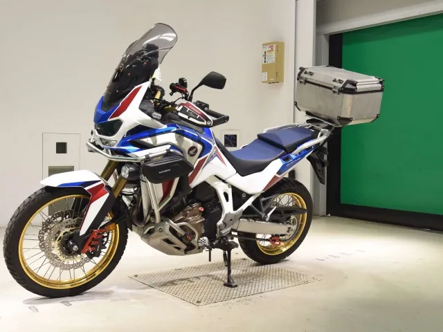Honda CRF1100L, белый, красный, синий, фото 4