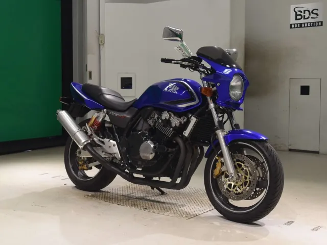 Honda CB400 Super Four 2002, синий, фото 3