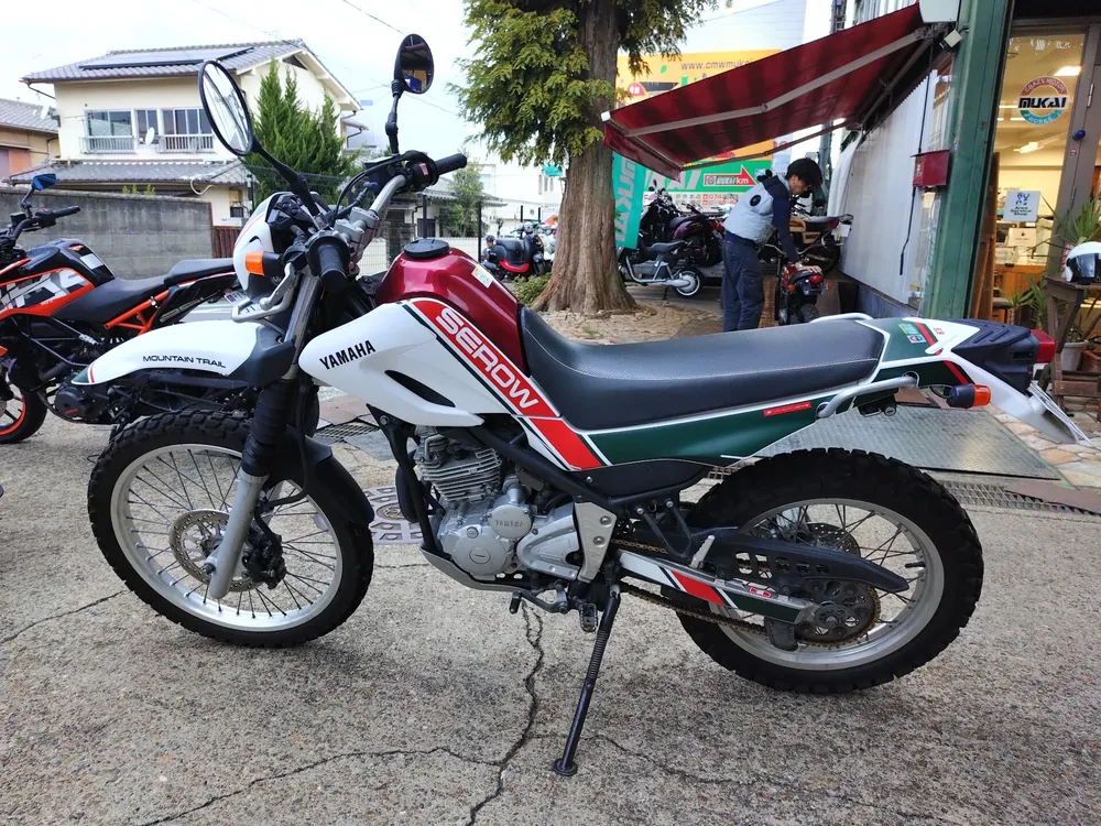 Yamaha Serow 250, white / red, фото 7