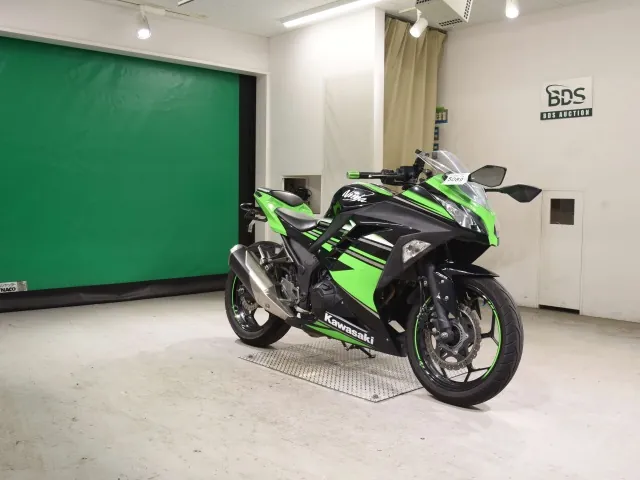 Kawasaki Ninja 250, black | green, фото 3