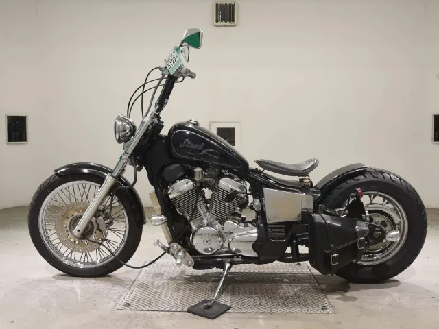 Honda Steed 400 1990, чёрный, фото 2