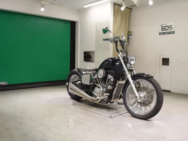 Honda Steed 400 1990, чёрный, фото 3