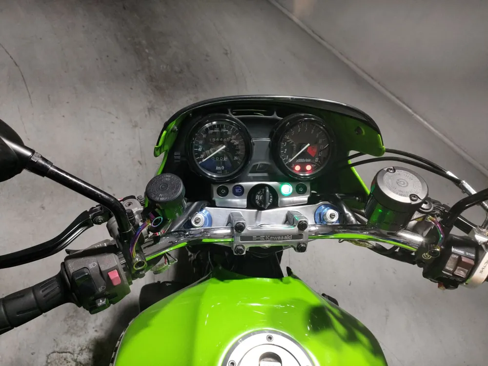 Kawasaki ZRX1200 2002, white/green, фото 5